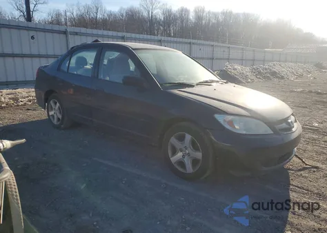 2004 Honda Civic Ex z USA, uszkodzony, nr VIN 2HGES26864H586019